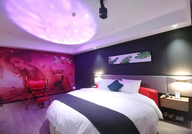 חדר רומנטי, Thank Inn Plus Chongqing Pengshui Yujing Jiangshan