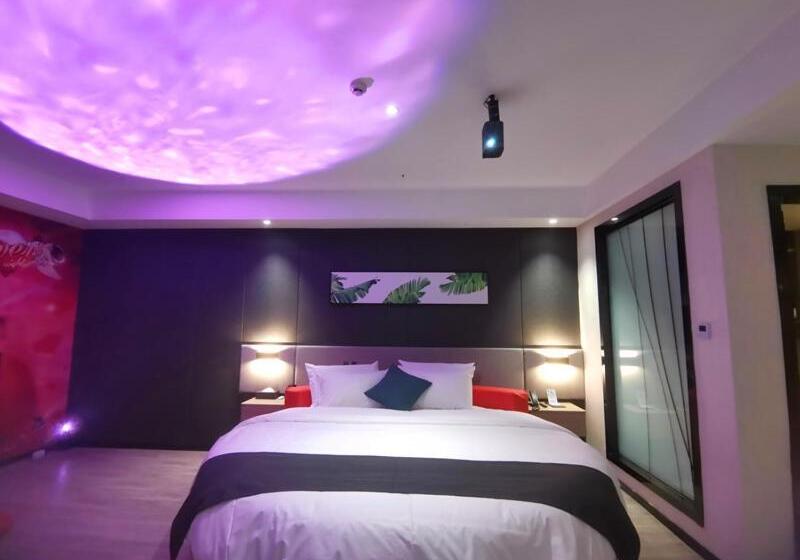 Romantic Room, Thank Inn Plus Chongqing Pengshui Yujing Jiangshan