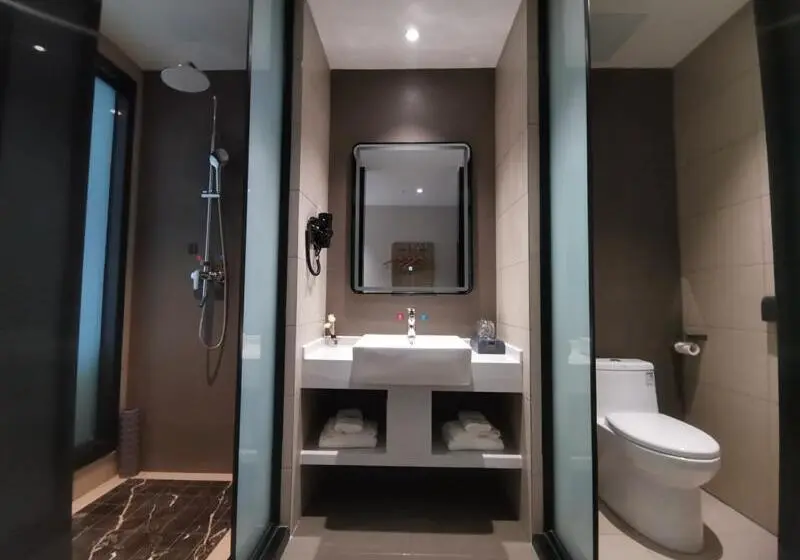 デラックスルーム, Thank Inn Plus Chongqing Pengshui Yujing Jiangshan
