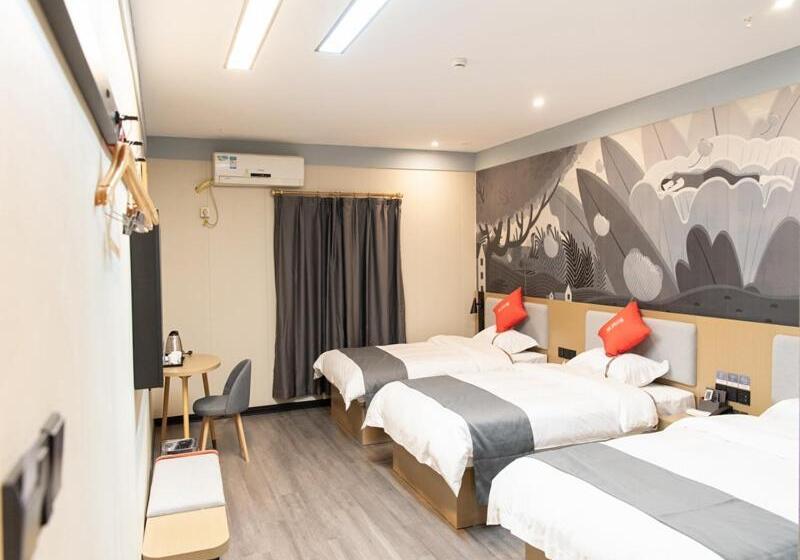 اتاق استاندارد سه نفره, Thank Inn Plus Nanchang Longhu Paradise Street