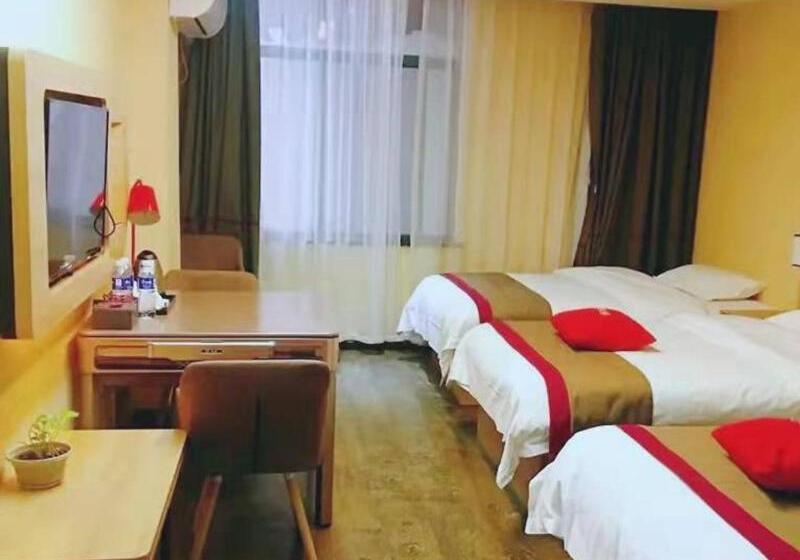 غرفة ديلوكس ثلاثية, Thank Inn Plus Suzhou Sixian Sizhou Avenue