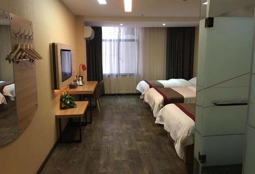 Трехместный Номер Deluxe, Thank Inn Plus Suzhou Sixian Sizhou Avenue