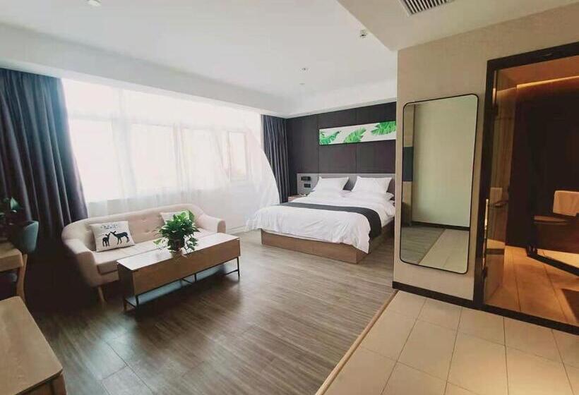 Номер Deluxe, Thank Inn Plus Yancheng Sheyang Dayang Road