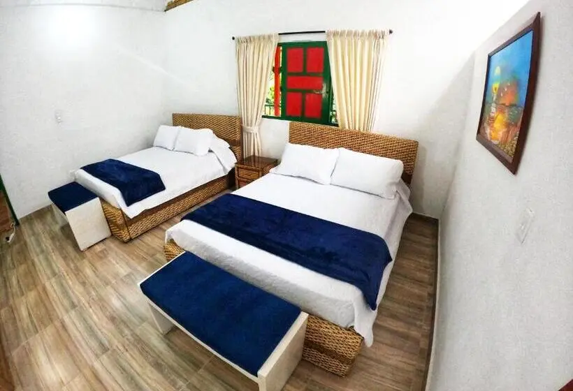 Talo 4 Makuuhuonetta, Casa Flórez Hotel Campestre