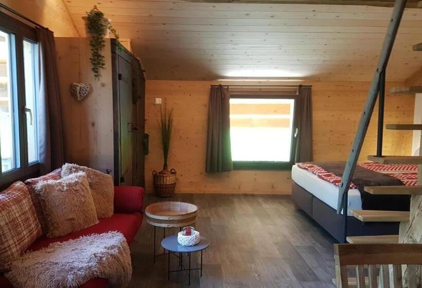 Habitació Quàdruple Estàndard, Chalet Bei Der Arve