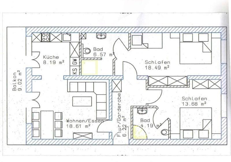 Apartament 2 Dormitoris, Schneider Hof