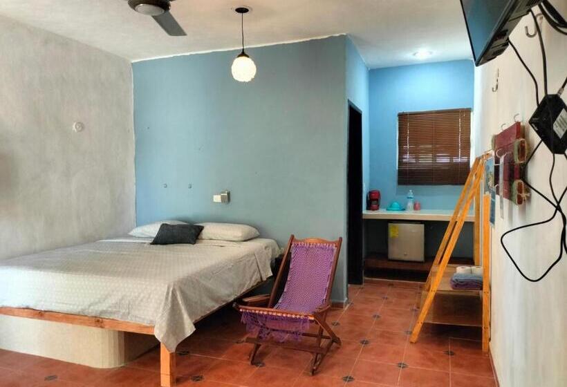 חדר סטנדרט עם מיטת קינג, Villa Gabriela Celestún  Hotel & Restaurant