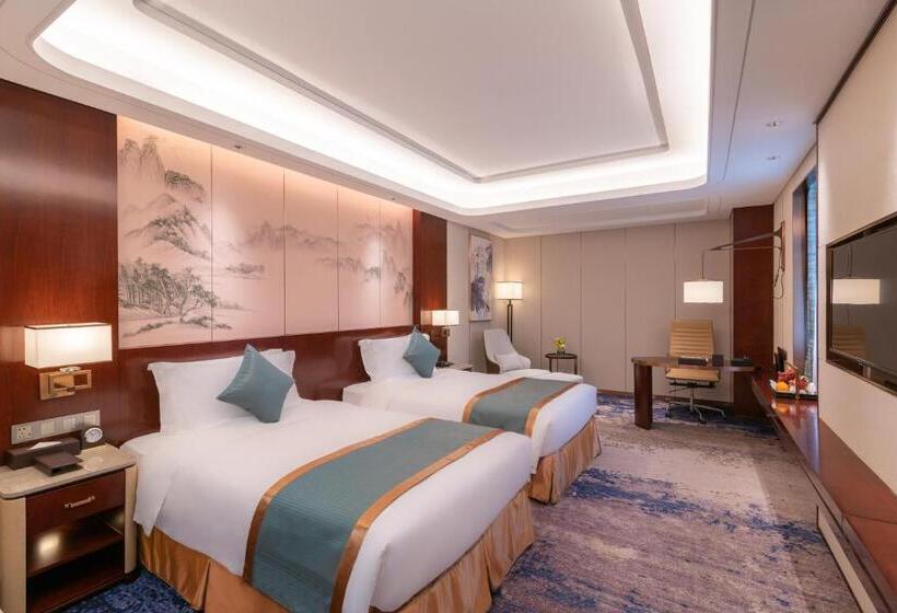 غرفة سوبيريور مطلة على المدينة, Grand Metropark Hotel Taizhou