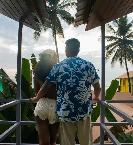 Deluxe-huone Sivuttainen Merinäkymä, Luxurious Beach Resort Agonda
