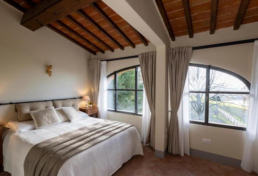 غرفة قياسية مطلّة علي البحيرة, Podere La Casella