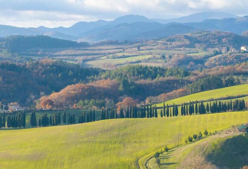 غرفة قياسية مطلة على الجبل, Podere La Casella