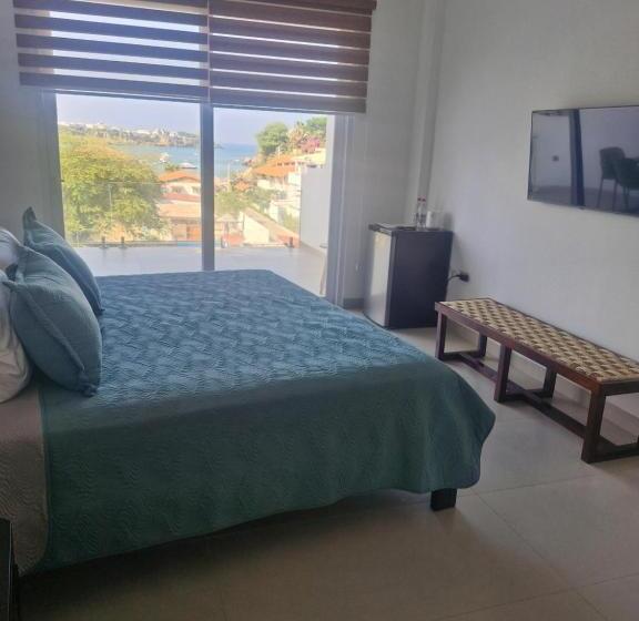 Habitación Deluxe Vista Mar con Balcón, Casa Lobster Bay