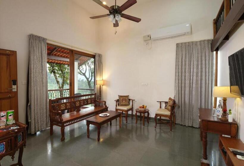 חדר דחוקס עם מיטת קינג, Trishvam Tapovana