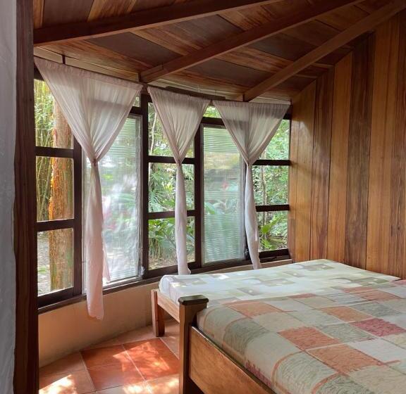 اتاق استاندارد چهارنفره با چشمانداز باغ, Ecológico Cabañas Del Lago