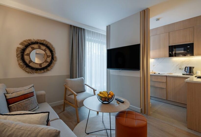 带1个卧室的豪华公寓, Oli Hotel And Suites