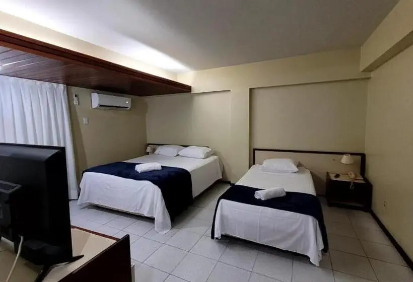 اتاق راحتی سه تخته, Quarto Em Hotel No Bairro De Tambaú, Em Uma Localização Bem Central Apto 216