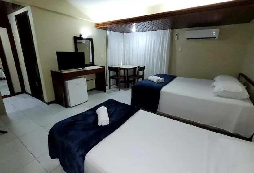 اتاق راحتی سه تخته, Quarto Em Hotel No Bairro De Tambaú, Em Uma Localização Bem Central Apto 216