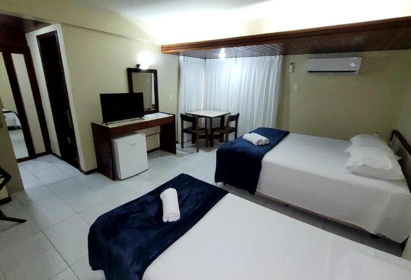 غرفة كومفورت ثلاثية, Quarto Em Hotel No Bairro De Tambaú, Em Uma Localização Bem Central Apto 216
