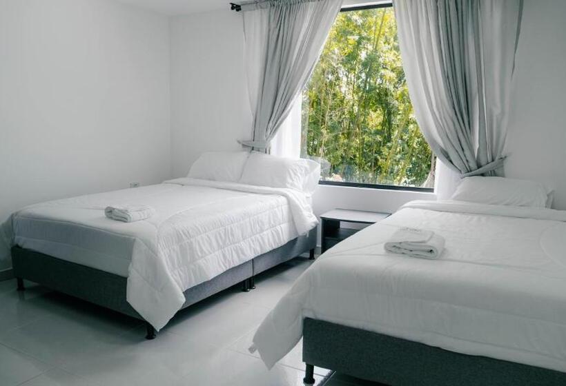 ２ダブルベッドのスタンダードルーム, Finca Hotel Los Alpes