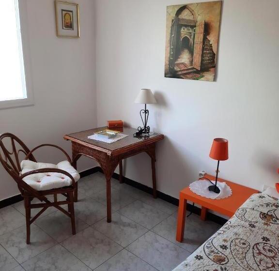 اتاق اساندارد با چشم‌انداز جانبی به دریا, Maison D Hôtes Marine Ksar Sghir