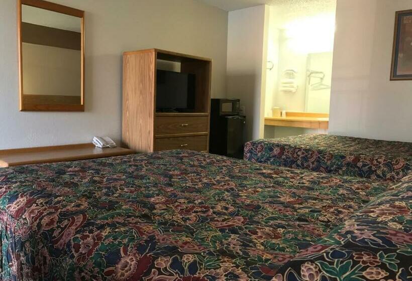 חדר סטנדרט שתי מיטות זוגיות, American Inn Kansas City, Ks