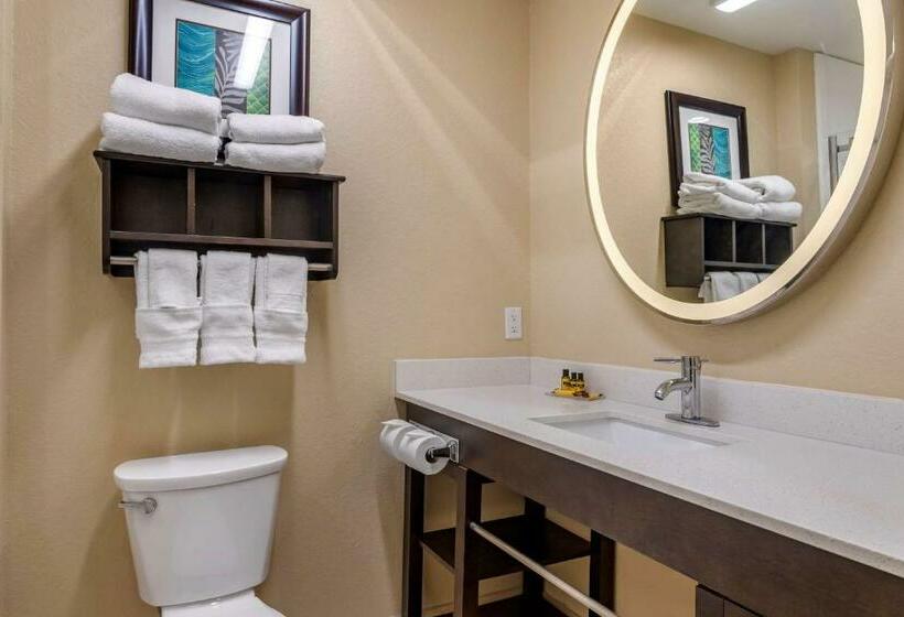 キングサイズベッドのスイートルーム, Best Western Plus Galveston Suites