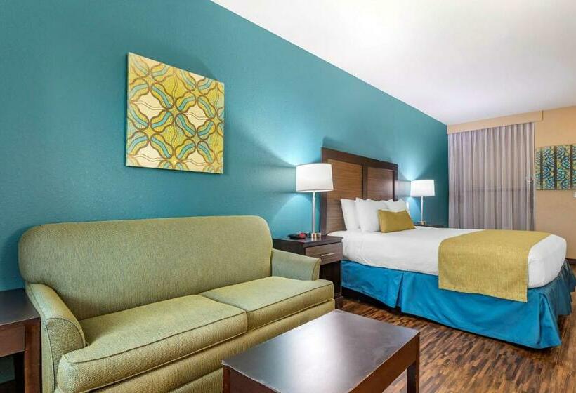 キングサイズベッドのスイートルーム, Best Western Plus Galveston Suites
