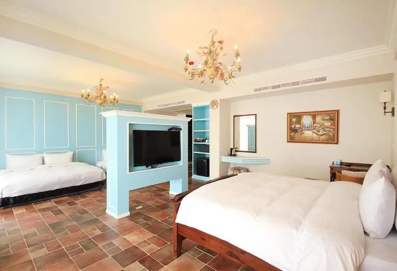 اتاق خانوادگی با چشم‌انداز جانبی دریا, Kenting Moli Bay Seaview Resort