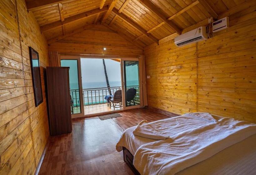 חדר דלוקס עם מרפסת נוף לים, Hitide Beach Resort