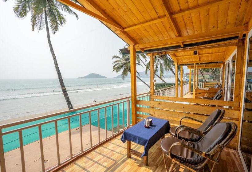 חדר דלוקס עם מרפסת נוף לים, Hitide Beach Resort