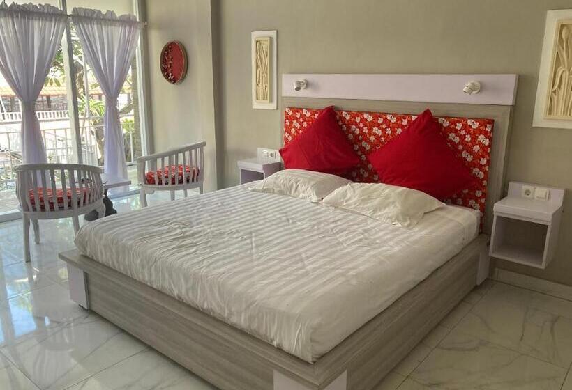 Номер Deluxe Вид на Море, Villa Agung Beach Inn