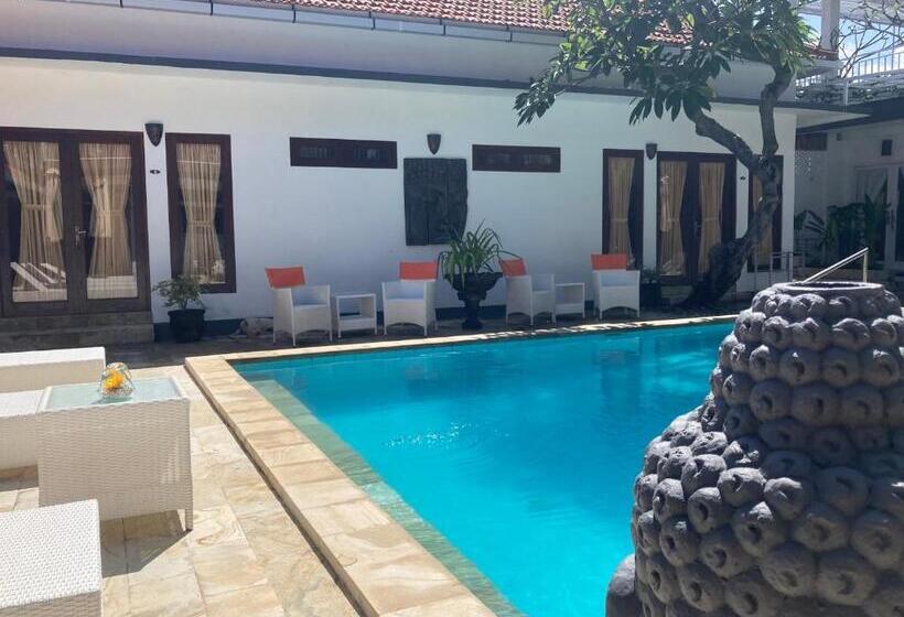 חדר סטנדרט נוף לבריכה, Villa Agung Beach Inn