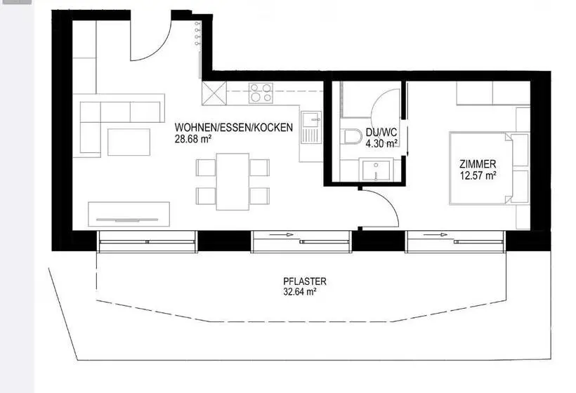 １ベッドルームアパートメント, Leni Mountain Lodge