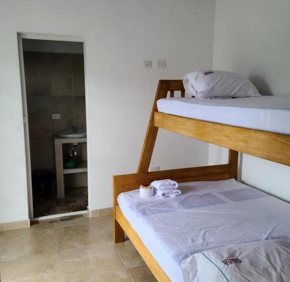 4인용 스탠다드 룸, Olamar Hostal