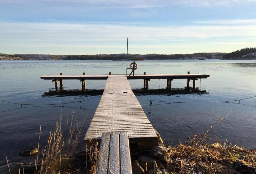 غرفة قياسية مطلّة علي البحر, B&b Direktörsvillan Oaxen