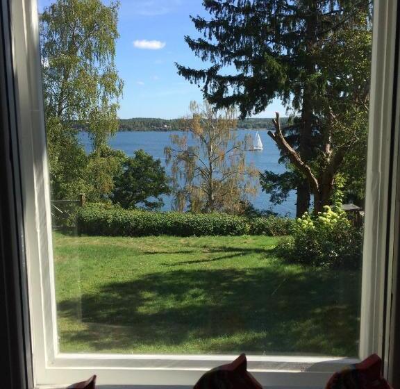 غرفة قياسية مطلّة علي البحر, B&b Direktörsvillan Oaxen