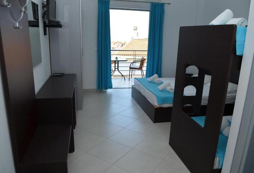 اتاق استاندارد چهار تخته با چشمانداز دریا, Sunset