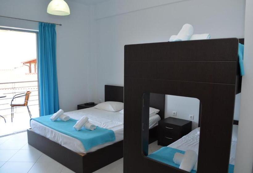 اتاق استاندارد چهار تخته با چشمانداز دریا, Sunset