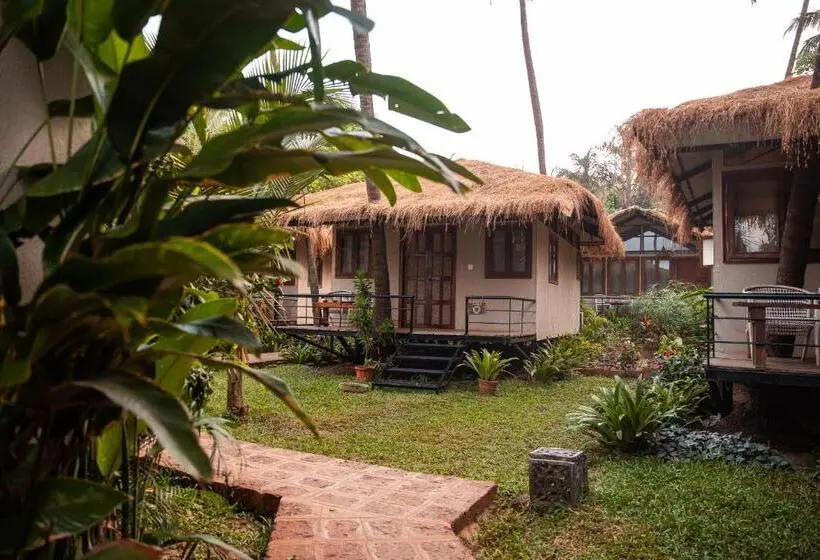 Standard-huone Sivuttainen Merinäkymä, Anahata Retreat Ashvem Goa