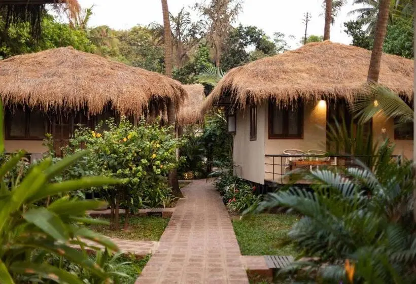 Standard-huone Sivuttainen Merinäkymä, Anahata Retreat Ashvem Goa
