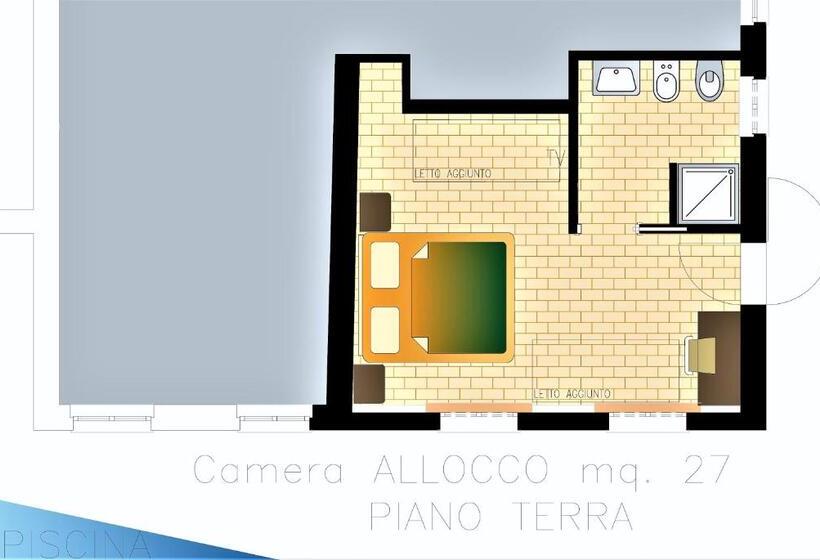 Номер Стандарт Трехместный, Casale Barbagianni