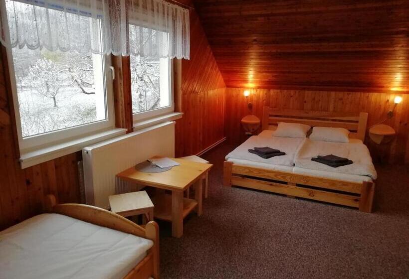 חדר משפחתי, Je Sen, Ubytování Na Horách S Bazénem A Infrasaunou