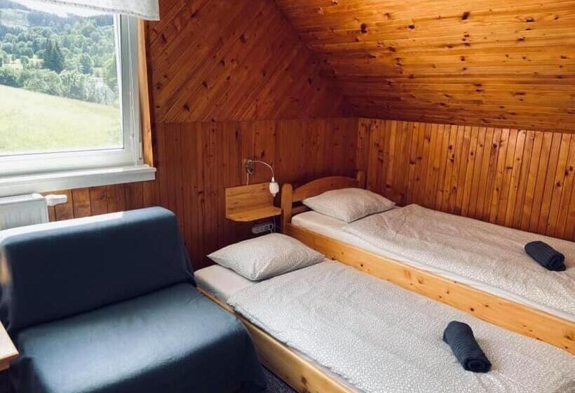 חדר משפחתי, Je Sen, Ubytování Na Horách S Bazénem A Infrasaunou