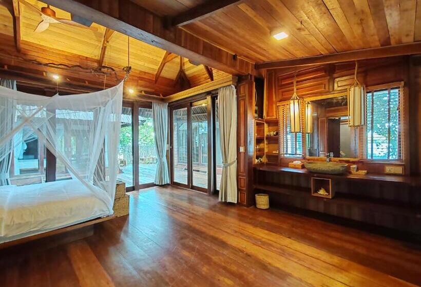 带园景的小型套房, Full Moon Island Resort