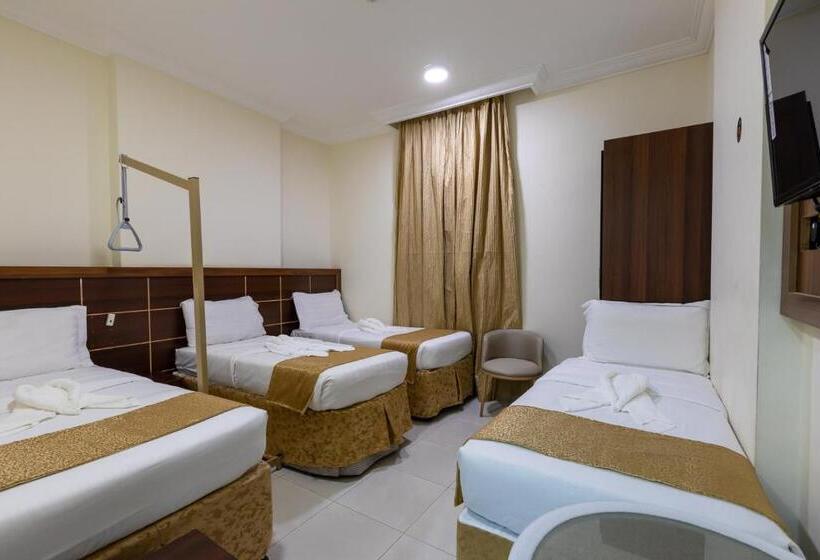 4인용 스탠다드 룸, فندق المسار أجياد   Almasar Ajiad