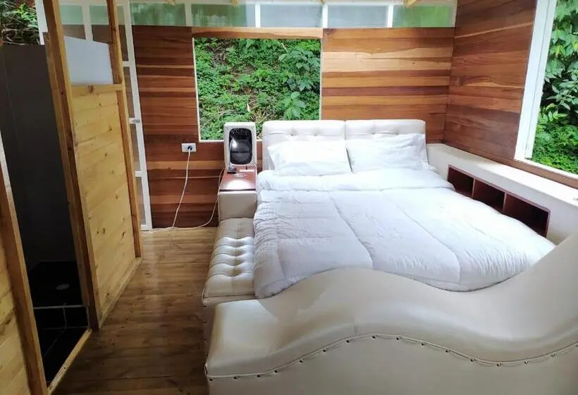 Deluxe-huone Parveke, Villas Del Rio Glamping