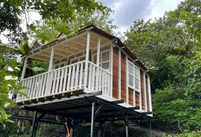 Deluxe-huone Parveke, Villas Del Rio Glamping
