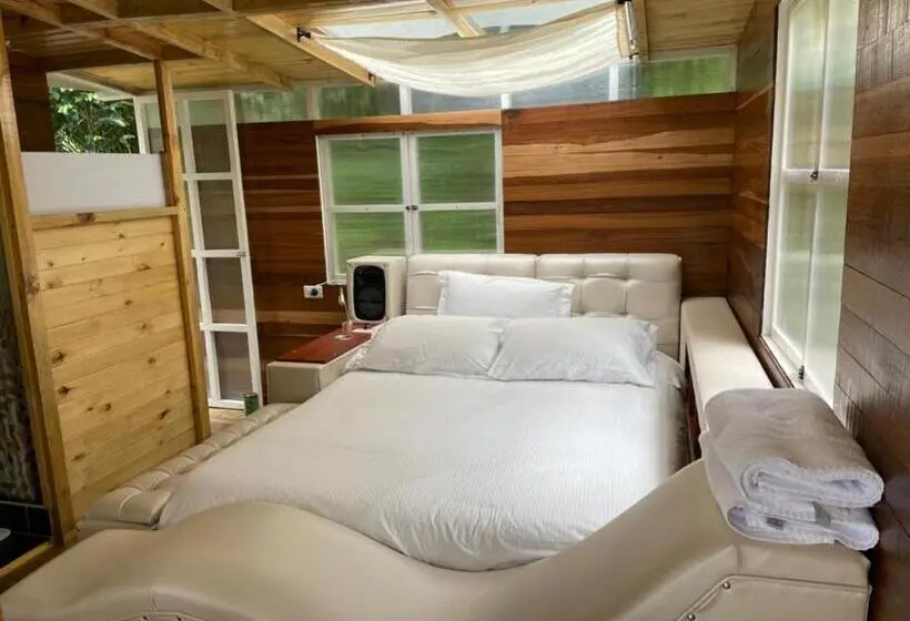 Deluxe-huone Parveke, Villas Del Rio Glamping