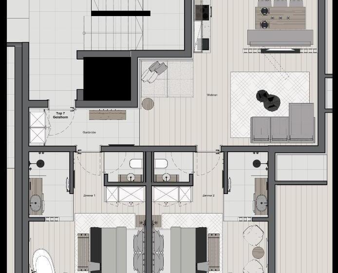 침실 1개 디럭스 아파트, Jaggling Appartements