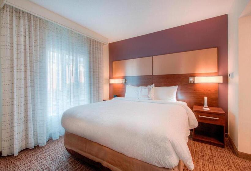 带大床的套房, Residence Inn By Marriott Charlotte Airport